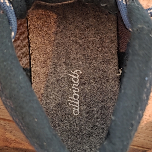 Allbirds Forest Green Wool Runner-Up Mizzle Hightop Sneakers Lightweight Size 7 - Picture 8 of 8